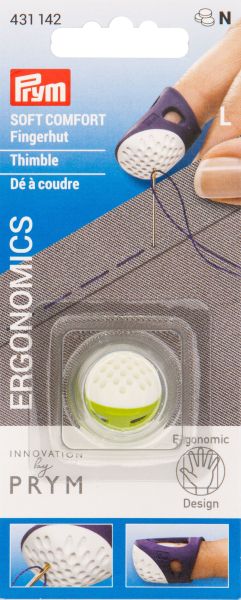 Prym Fingerhut Soft Comfort, ergonomisch