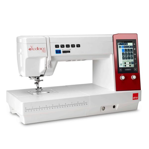 tipe.ch – Elna eXcellence 782 Nähmaschine für präzises Nähen, Quilting und kreative Projekte mit grossem Arbeitsbereich