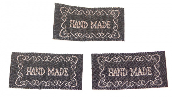 Etikett "Hand Made", 5er