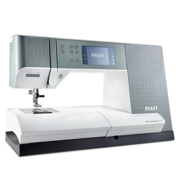 tipe.ch – Pfaff quilt expression 720 Nähmaschine für präzises Nähen, grosses Nähfeld und komfortable Bedienung für kreative Projekte