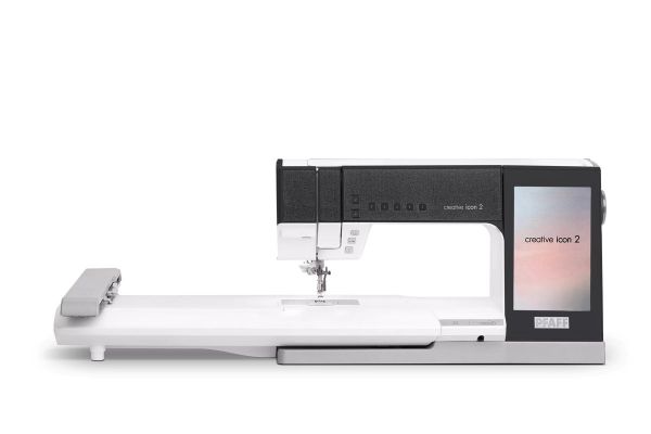 tipe.ch – PFAFF creative icon 2 Näh- und Stickmaschine mit Stickeinheit für grosse Stickprojekte und präzises Arbeiten