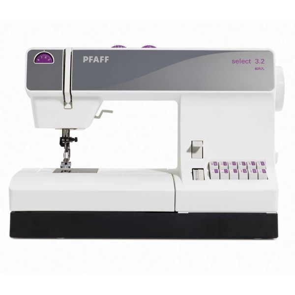 tipe.ch – PFAFF select 3.2 Nähmaschine mit integriertem IDT-System für gleichmässigen Stofftransport und präzises Nähen